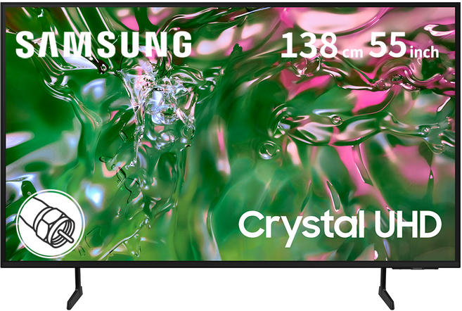 삼성전자 55인치 최신형 슬림베젤 UHD 4K 스마트 LED TV 유튜브 넷플릭스 디지니 미러링 55DU7200, 방문설치, 스탠드형