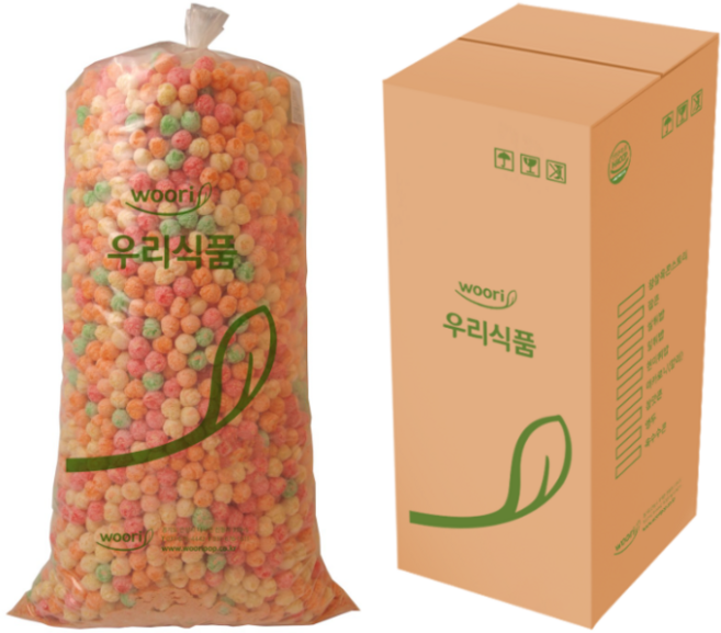 우리식품 앵두콘 뻥튀기, 3kg, 1개