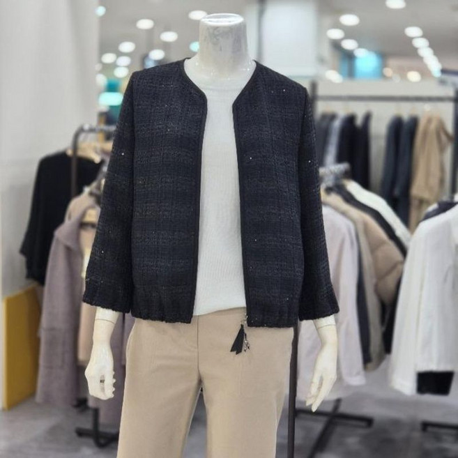 레노마레이디 sh06 레이스 라운드 자켓 R1H11WJK050