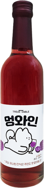 멍시리즈 강아지 음료수, 멍맥주 220ml 1병, 340ml, 1개