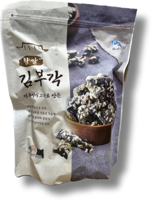 C-WEED 찹쌀 김부각 250g 마른반찬 남원 코스트코 전통 수제, 1개