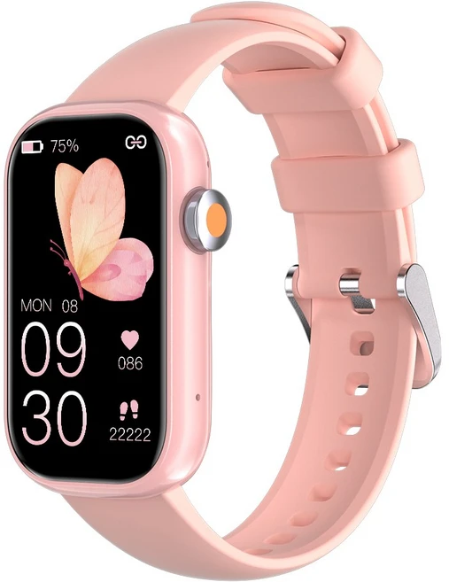 와피크 블루투스 스마트워치 X3 스마트밴드 한글판 운동시계, 골드, 3.7cm, GPS + 블루투스 - 쿠팡