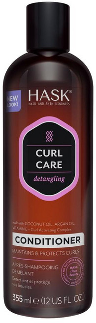하스크 컬 케어 코코넛 아르간 오일 디탱글링 컨디셔너 HASK Curl Care Detangling Conditioner, 1개, 355ml