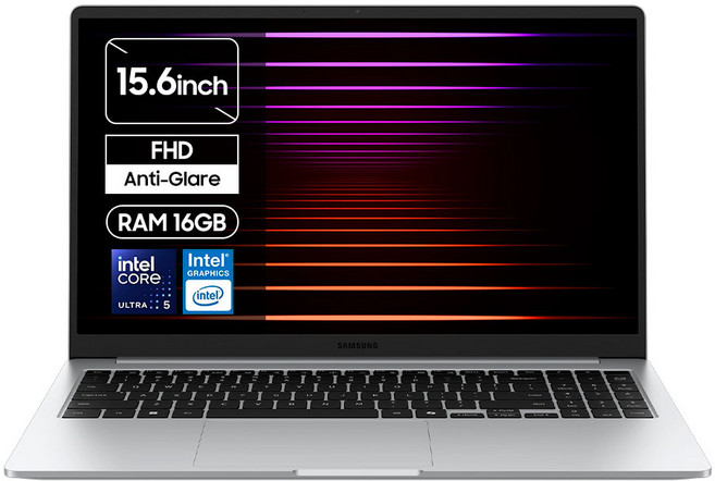 [삼성전자 공식파트너] 갤럭시북5 15.6 코어Ultra5 인텔15세대 노트북 한컴오피스팩 동봉, W-A51AS, WIN11 Home, 16GB, 500GB, 실버