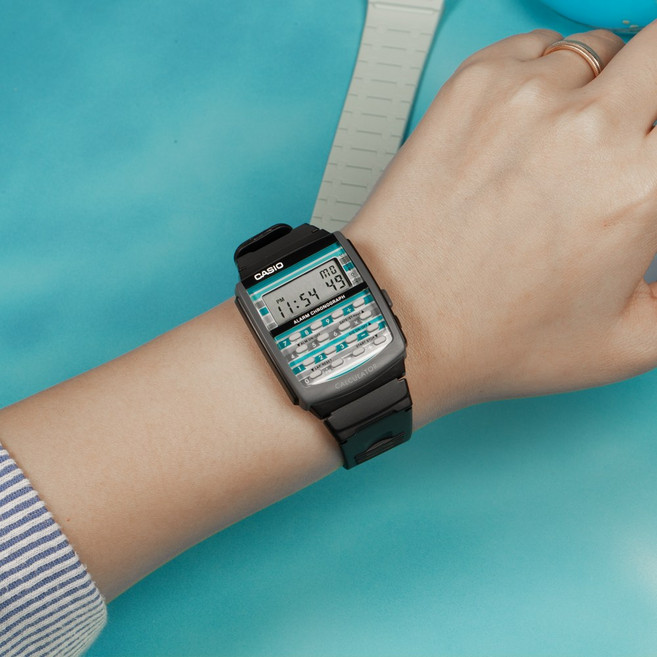 카시오 팝톤 계산기 전자 디지털 손목 시계