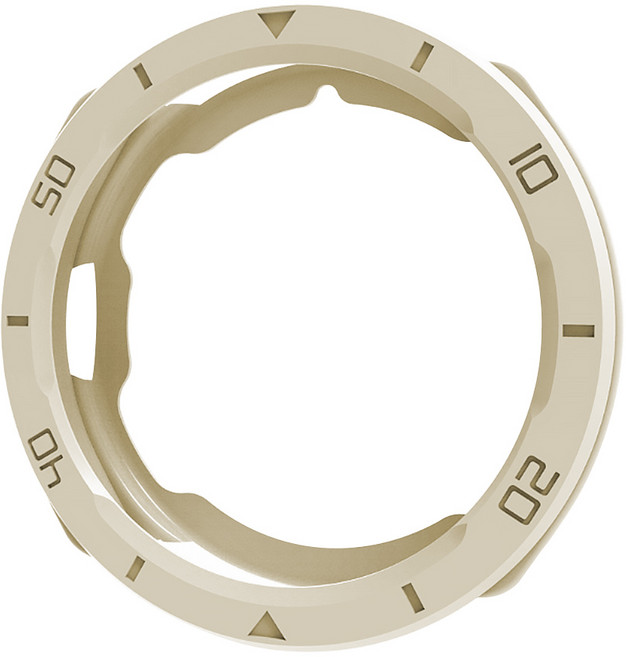 더조은셀러 갤럭시워치 호환 풀커버 케이스 소프트 몰드엣지, 크림아이보리