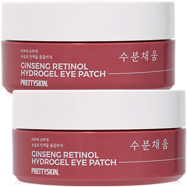 프리티스킨 레티놀 하이드로겔 아이패치, 2개, 60개입