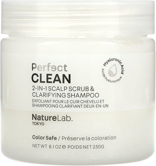 NatureLab Tokyo Perfect Clean 2-in-1 두피 스크럽 & 클래리파잉 샴푸 230g(8.1oz), NatureLabTokyoPerfectClean2in1, 230g, 1개 - 쿠팡
