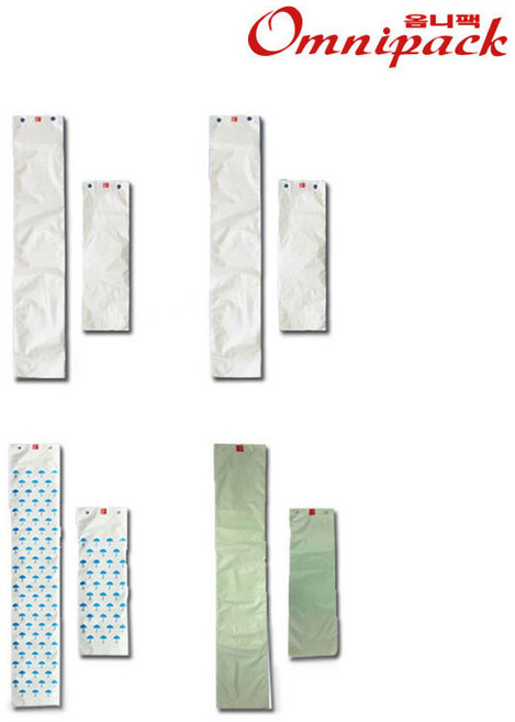 옴니팩 우산비닐 업소용 카페 관공서 대용량 일회용 우산 꽂이 포장 봉투 비닐 1000매, 파란우산 접이식우산용 1000매, 1개