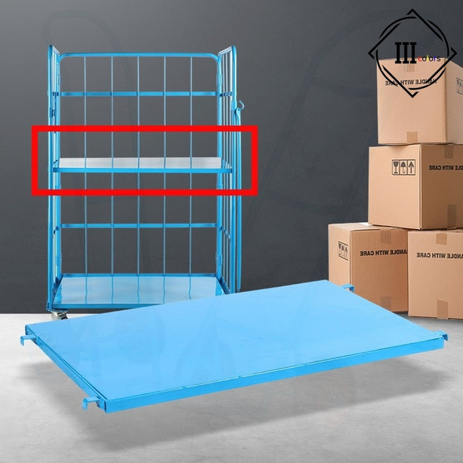 선반형 롤테이너 소형 물류 창고 마트 이동식 철제 바퀴, 1개, 롤테이너(소형)선반