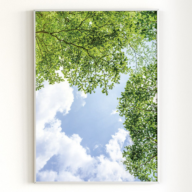 [아트밀] 쉼이 있는 여행사진 액자 90종 - 46 하늘창 1, 4 (대형) 50x70cm액자_블랙, 블랙