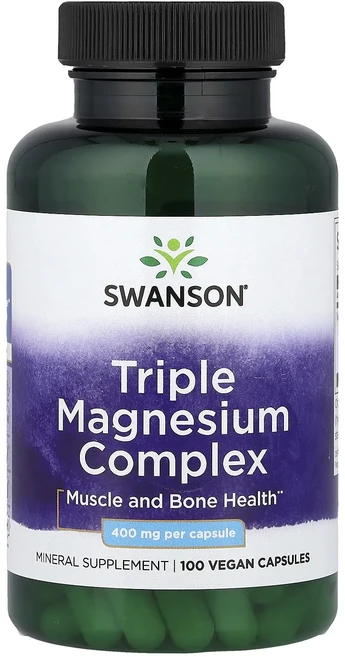 헁복하고 건강하세요 Swanson 트리플 마그네슘 복합체 400mg 캡슐 100정 늘 챙기셔야합니다, Swanson트리플마그네슘복합체400mg캡슐100정, 1개 - 쿠팡