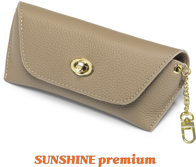 SUNSHINE 프리미엄 휴대용 고급 가죽 선글라스 안경케이스