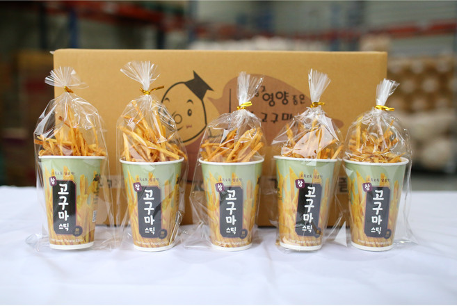 휴게소 참 고구마스틱 컵 80g 5입, 10개