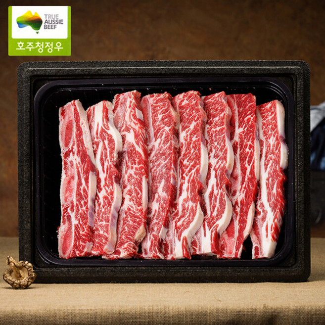 [립51] 호주청정우 S등급 LA갈비 5.0kg 꽃갈비 선물세트 [수입신고필증동봉], 1개, 5kg