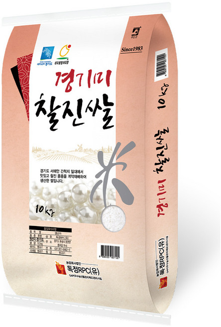 사계절한입 경기미 찰진쌀 백미 2025년 햅쌀, 상등급, 1개, 10kg