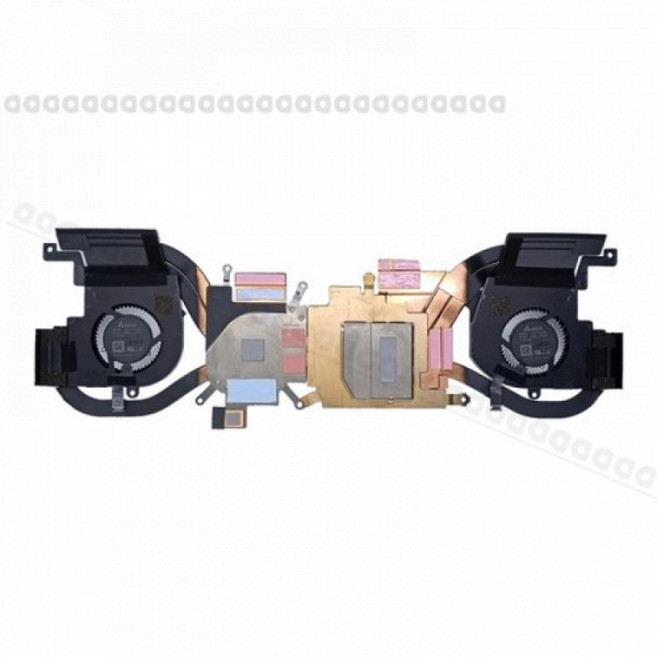 A+델 에일리언웨어 X14 M14 R3 냉각 히트싱크 팬 AT3WC0012TL JFTG4, 01 RED