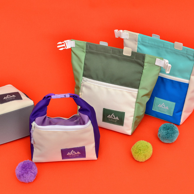 AGH 클라이밍 G시리즈 초크백 볼더링 초크버킷, 초코라떼