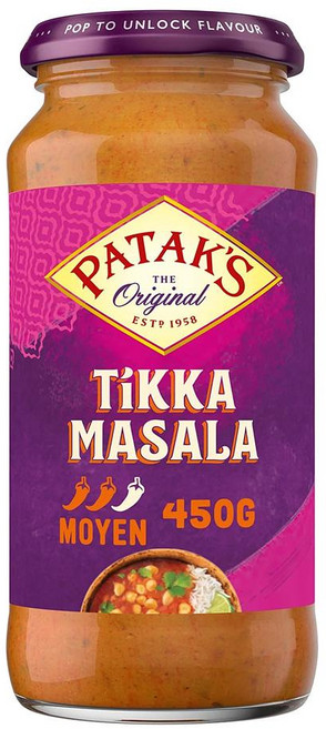 PATAK'S 티카 마살라 커리소스 PATAK'S Tikka Masala curry sauce, 450g, 4개