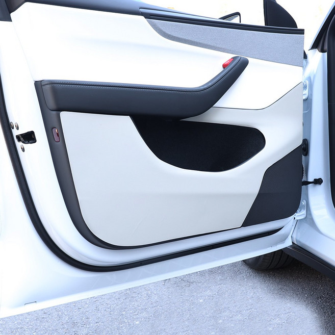 카벤더 테슬라 호환 모델Y 주니퍼 악세사리 실내 보호 가죽 커버 몰딩 2025 2026, 글로브박스커버(2P), 올리브브라운