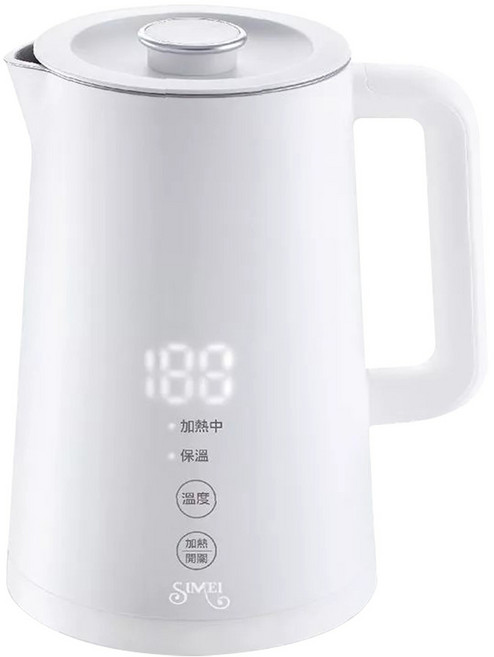 SIMEI 智能調溫快煮壺 1.7L 316L不鏽鋼 4段保溫 SM-5858AI