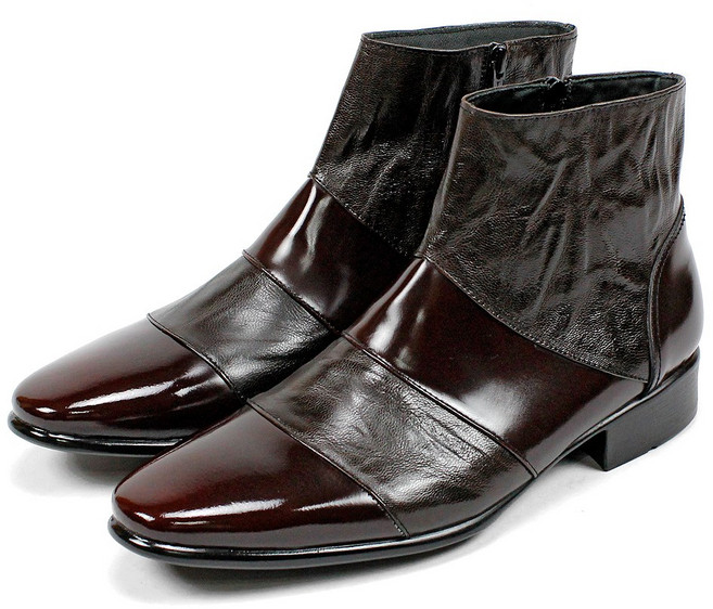 남자 앵글 부츠 양가죽 겨울 구두 방한 부츠 방한화