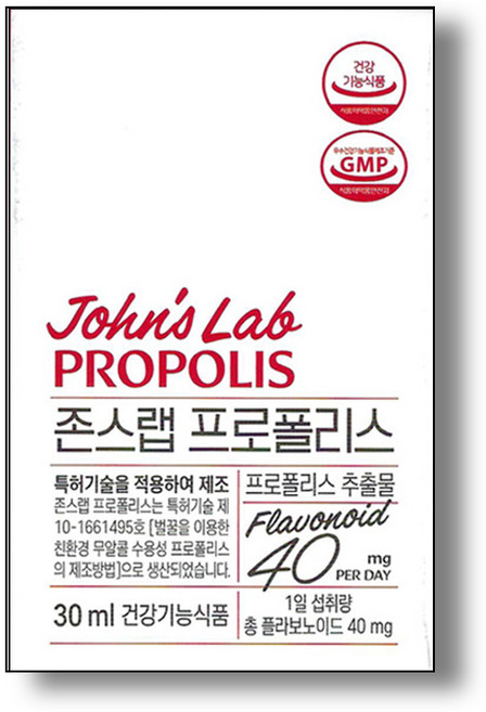 존스랩 액상형 고농축 프로폴리스 원액 리퀴드 스포이드, 1개, 30ml