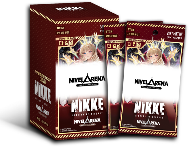 승리의 여신 니케 더 킹덤 니벨아레나 카드 부스터 팩 2탄 한글판 (1박스 24팩), 1개