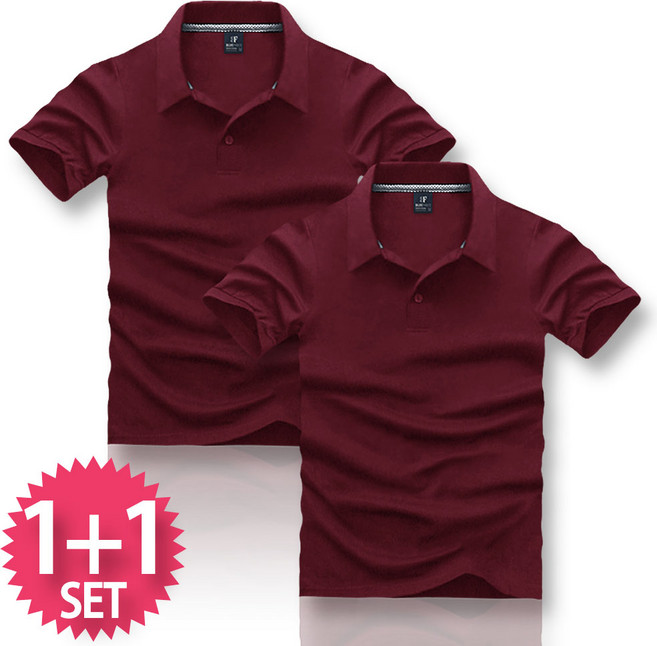 블루포스 바트 반팔 카라티 1+1 세트 [2장 묶음] 남자 티셔츠 남성 반팔티 단체티 남녀공용 커플티 여름 골프티 [국내생산]