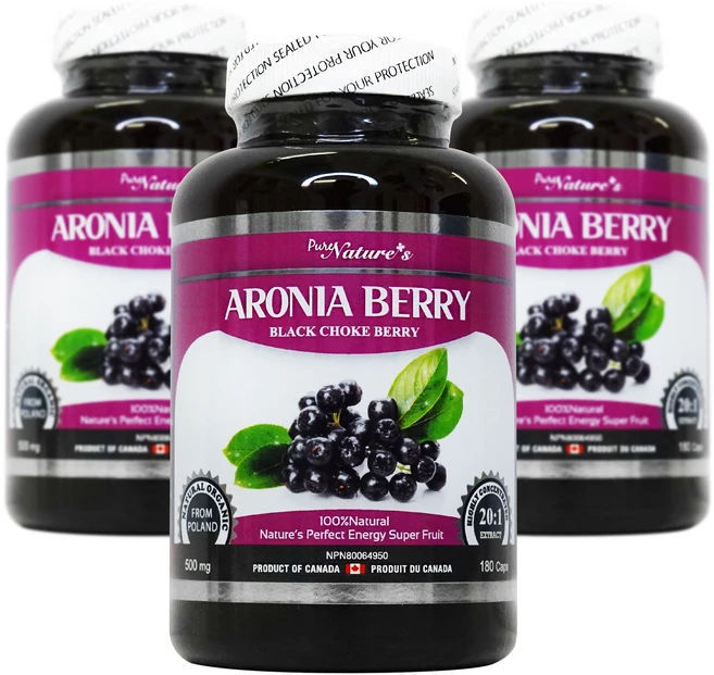 PNC 폴란드 블랙초크 아로니아20배 180정 500mg 3병(PNC Polish Aronia), 3개 - 쿠팡