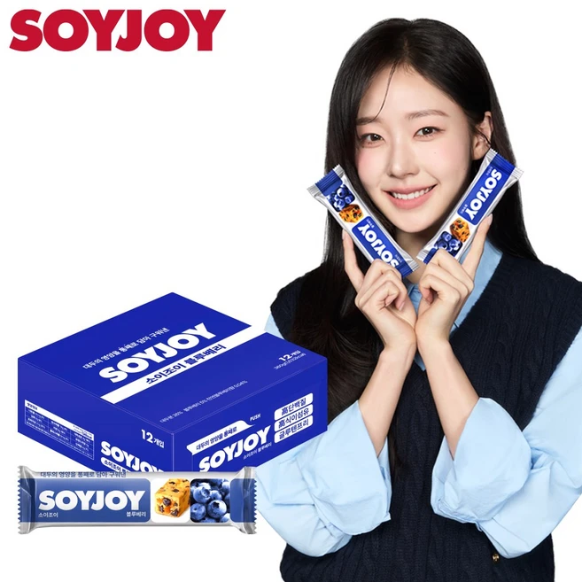 소이조이 블루베리 고단백질 고식이섬유 글루텐프리, 1개, 360g - 쿠팡