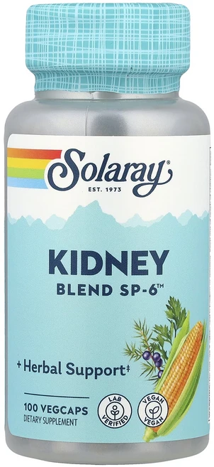 Solaray 키드니 블랜드 SP-6 100 베지캡, Solaray 키드니 블랜드 SP6 100 베지캡, 1개, 100정 - 쿠팡