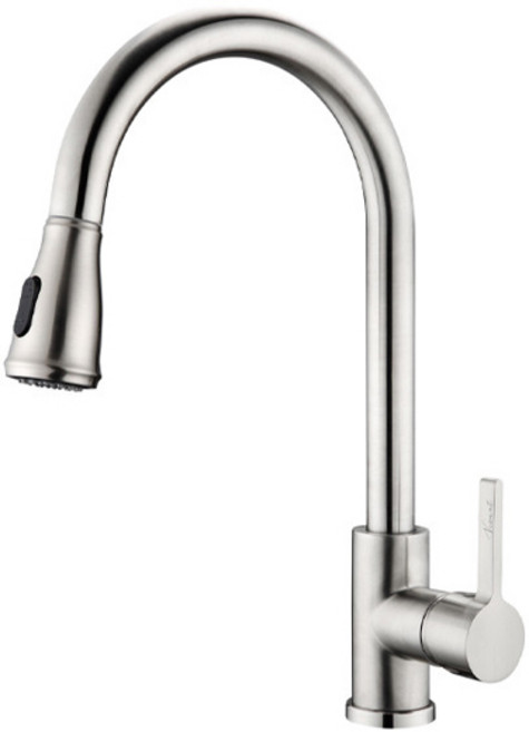 트랜드 VIVANT-TA200 주방 싱크대 수전 SUS304/무광, 1개