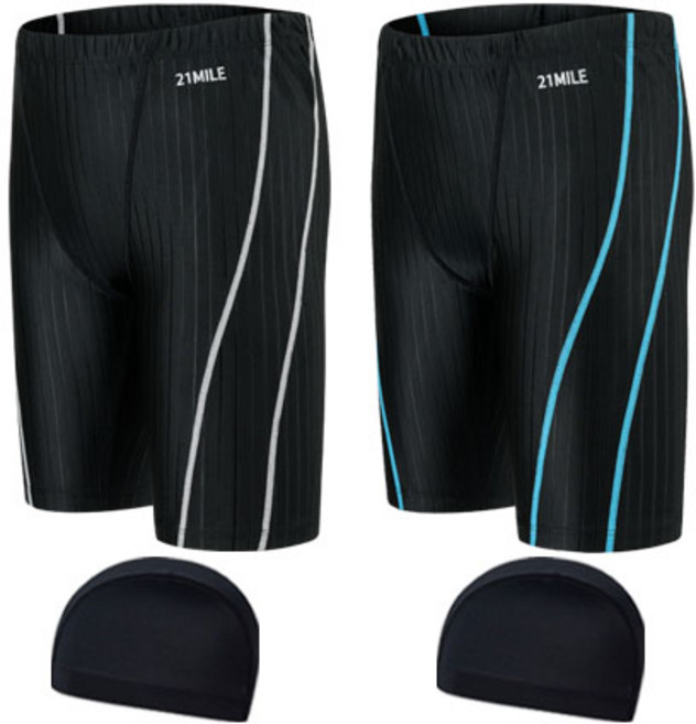 21마일 남아용 아동 주니어 초등학생 5부 수영복