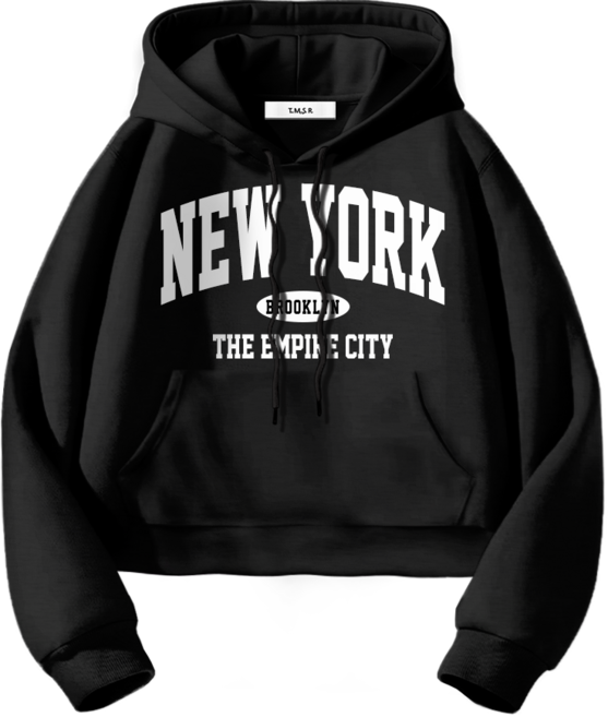 몰토벨리노 기모 TSF 뉴욕엠파이어시티 세미크롭 후드티