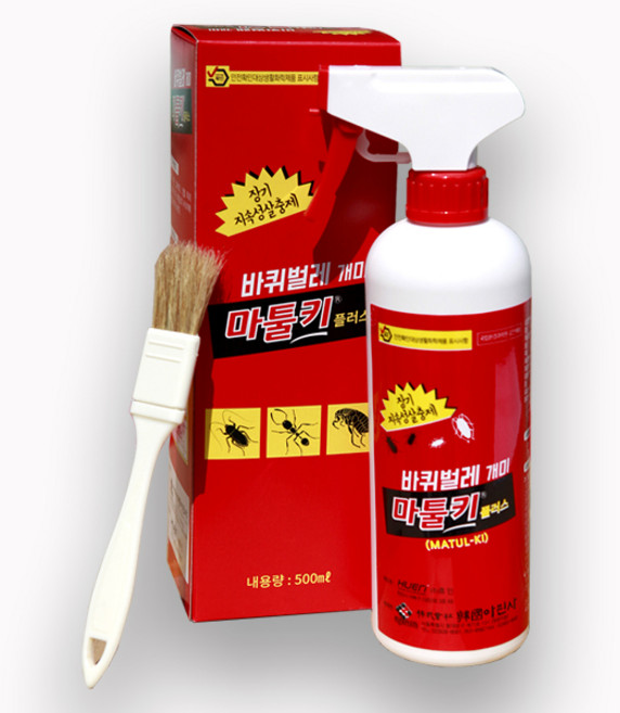 바퀴벌레약 마툴키 분무형(붓포함) 500ml X 2통, 2개