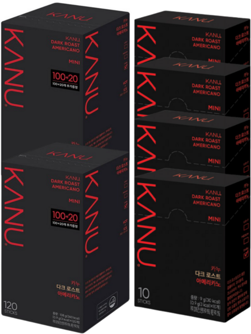 글로벌스토어 동서 카누 아메리카노 다크 로스트 아메리카노 대용량, 1박스, 320개입, 900mg