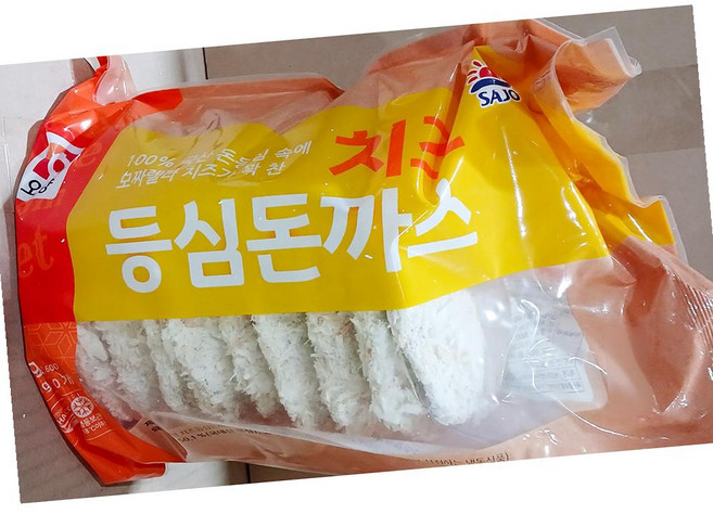 사조오양 치즈 등심 돈까스 냉동 2kg 4개 간편 튀김 치즈, 1개