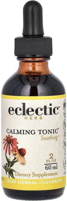 Eclectic Herb Herb Kids Herbal Glycerite Calming Tonic 2 fl oz 60 ml, Eclectic Herb, Herb, Kids Herb - 쿠팡