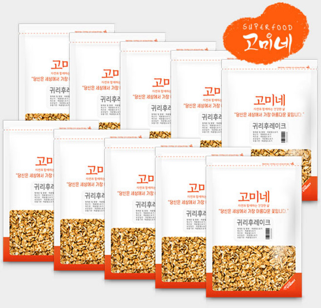 고미네 귀리후레이크 무첨가 곡물간식 oat flake, 100g, 10개
