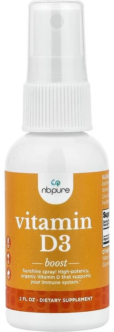 NB Pure 비타민D3 스프레이 2fl oz NBP-04006, 1, 59ml - 쿠팡