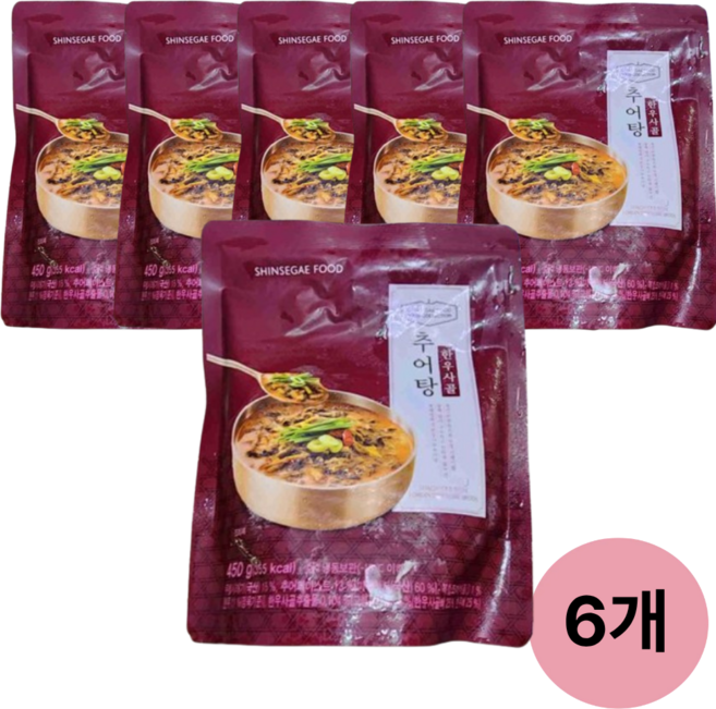 호텔컬렉션 한우사골추어탕 6팩, 6개, 450g