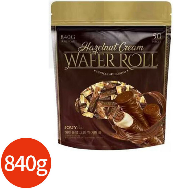 헤이즐넛 크림 웨이퍼롤 840g, 1개