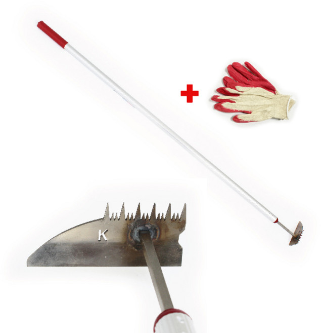 한국농자재 면도뿌리호미 장호미, 1개