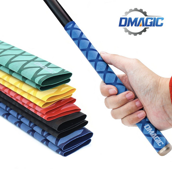 열수축튜브 낚시대 미끄럼방지 수축고무 큐그립 손잡이 논슬립 15-50파이 다양한 규격 모듬, 옐로우, 1개, 1m, 18