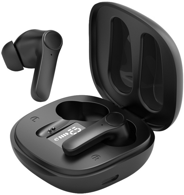 카토 동시통역기 통역기 실시간 번역 음성번역 통역기 영어 중국어 일본어베트남어 러시아어 태국어등 이어폰 통역기, 블랙, B11