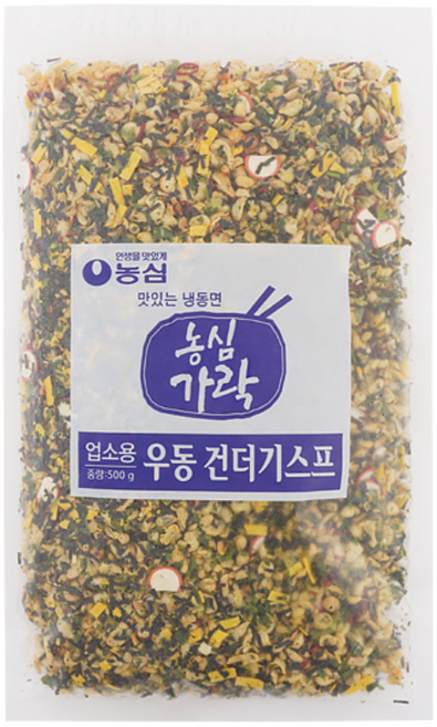 농심 가락우동 건더기스프 500g 업소용, 15개