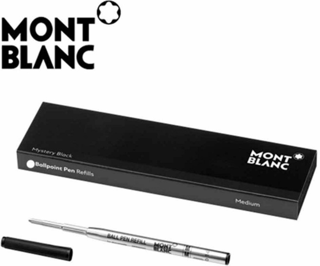 몽블랑 몽블랑 수성심1개 몽블랑수성펜리필 마이스터스틱, 몽블랑수성심F(가는심), 검정