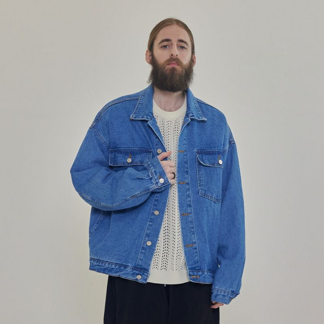 카고브로스 CB CLASSIC DENIM TRUCKER JACKET BLUE