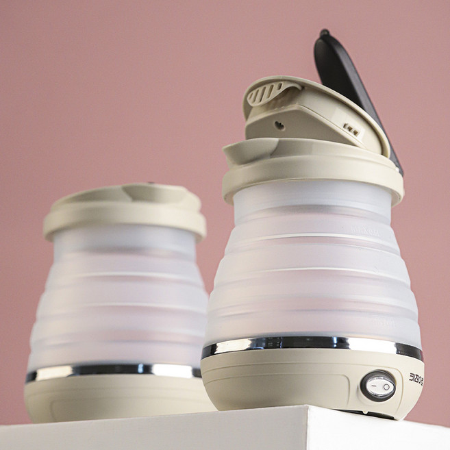 휴대용 여행용 미니 접이식 전기 커피 포트